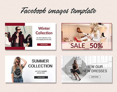 Facebook images template