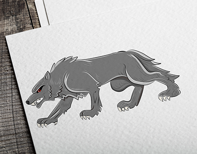 Vector Wolf for logo