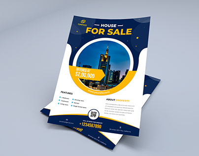 Real Estate & House Sale Flyer Template