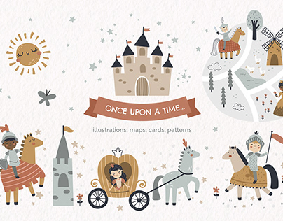 Once Upon a Time Children Illustration Collection
