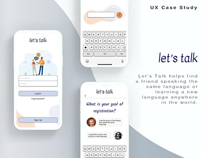 UX case study / Let's Talk app