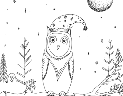 Happy Christmas Owl