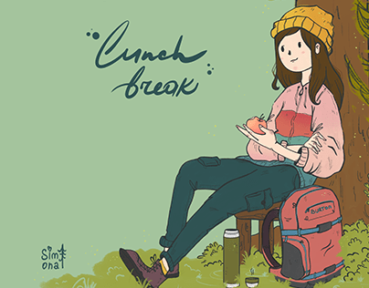 Lunch break Illustration