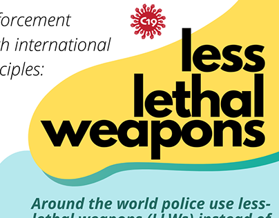 Less Lethal Weapons infographics