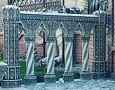 Gothic balustrade