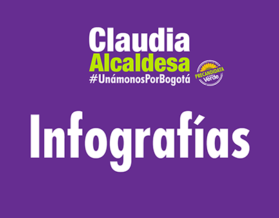 Infografías pre candidatura Claudia López 2019