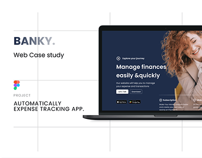 Finance Tracking Website Presentation | BANKY