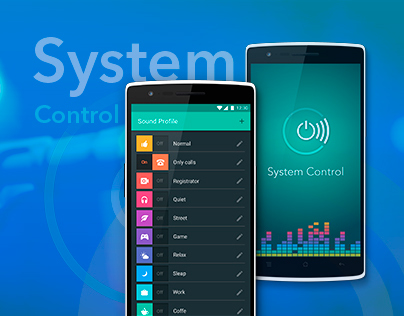 System Control mobile app