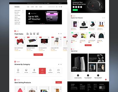 E Commerce Website UI UX Design