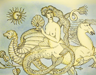 Dragon, melusina, sea ​​Horse