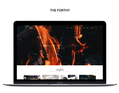 THE FORTHY Theme-One page