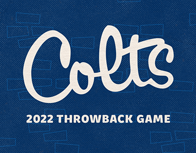 Colts Throwback Campaign - 2022