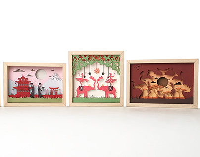 Paper Craft Light Boxes