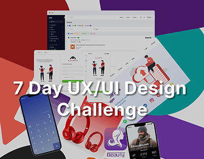 7 Day UX/UI Design Challenge