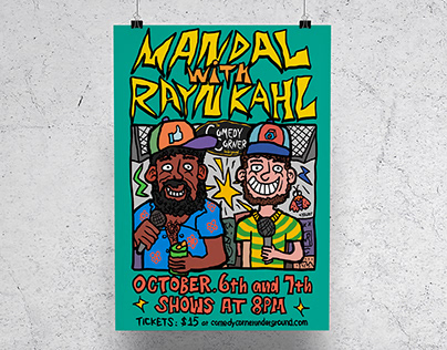 A Comedy Show illustration poster
