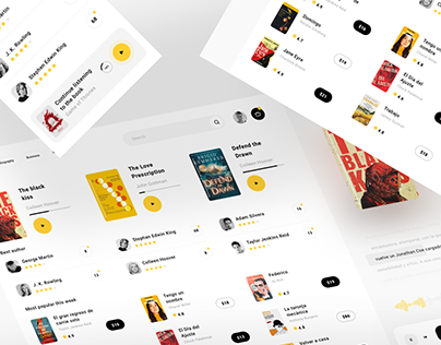 Project thumbnail - Web portal for reading and listening to books"Hedwig"