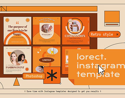 Lorect Instagram Post & Stories Template