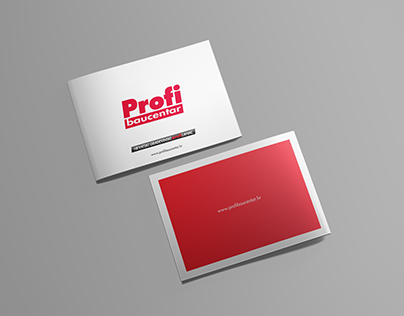 Profi baucentar — Brochure design