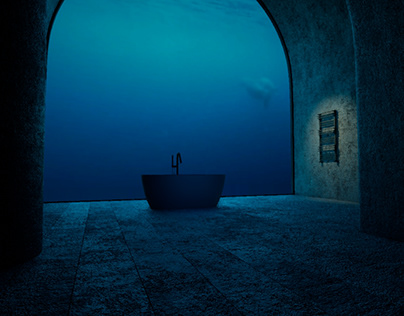 Bathroom under water