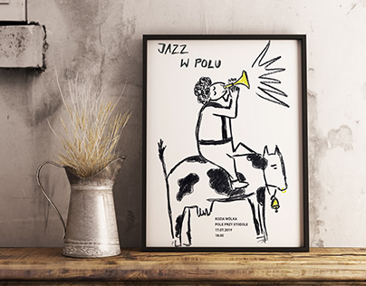 "Jazz in the field" | Poster
