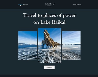 Landing page Baikal Trevel