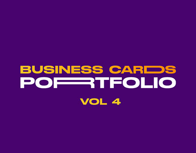 Business Cards Portfolio | VOL 4