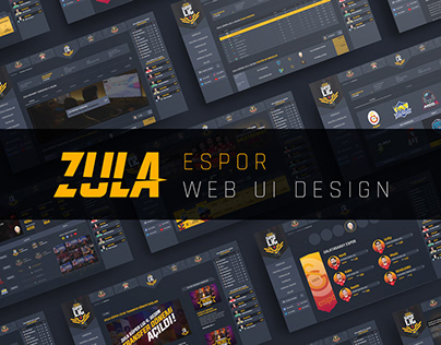 ZULA ESPOR | Web UI Design - espor.zulaoyun.com
