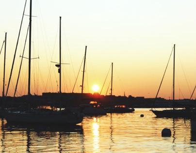 Boston Harbor Summer Sunrise