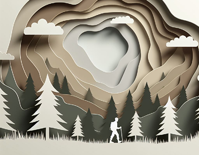 Project thumbnail - Paper cut-outs Illustrations