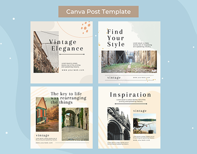Free Canva Post Template For Promotion