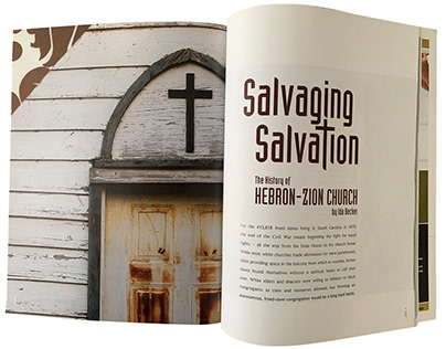 Salvaging Salvation feature for Legends Magazine