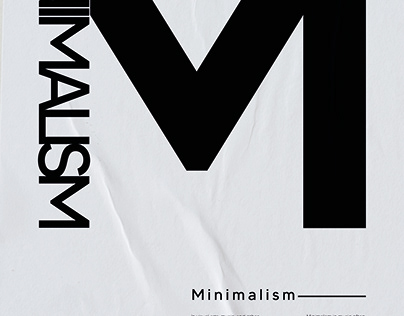 Minimalizm Temalı Poster Tasarımı