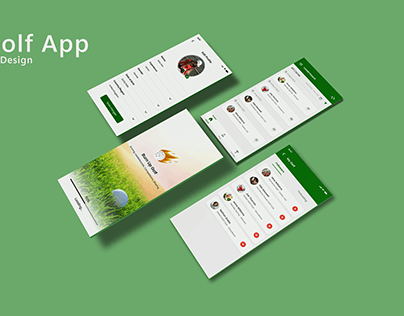 Project thumbnail - Golf App UI Design | Figma