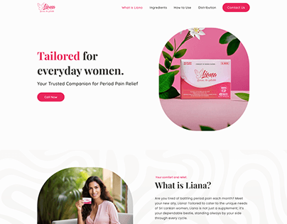 Ladies product promotion website