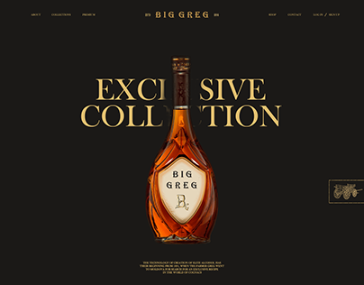 "BIG GREG" Cognac Web design