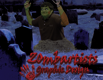 Mock Zombie Movie Poster