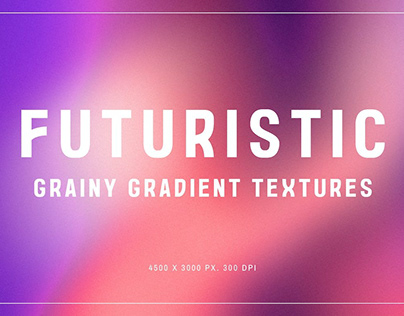 Futuristic Grainy Gradient Textures