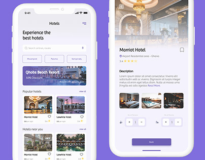 Flight and Hotel booking app