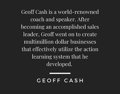Geoff Cash - Business Consultant