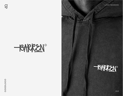 Logotype for Barren streetwear brand