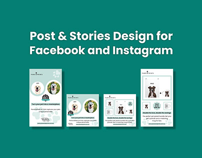 Social media post and stories design
