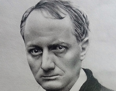 Charles Baudelaire | A4 graphite portrait