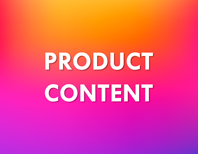 Product Content