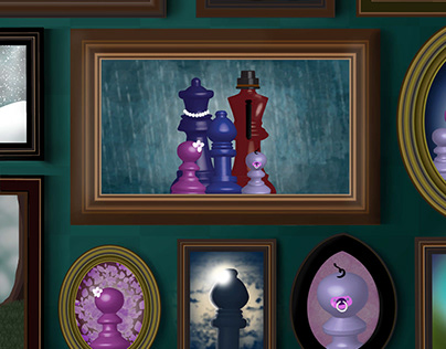 Chess Piece Composition