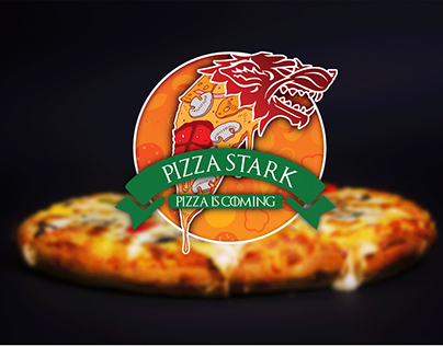هوية تجارية | مطعم بيتزا ستارك Pizza Stark