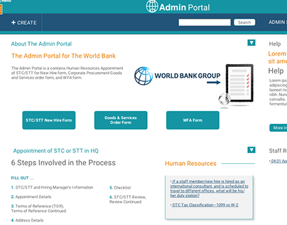 The World Bank Online Forms