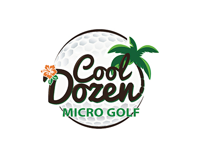 Cool Dozen Micro Golf logo design