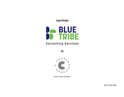BLUE TRIBE Logo Design by Chandrasekaran K.