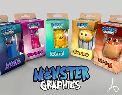 Figurine/toy design - Monster Graphics