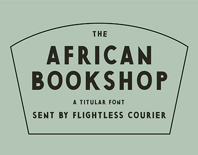 Titular Font - The African Bookshop